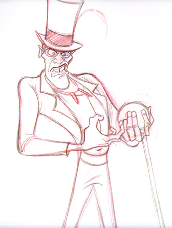 Dr Facilier, the vodoo doctor villain from The Princess and the Frog